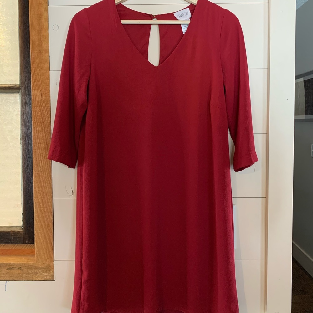 Red dress